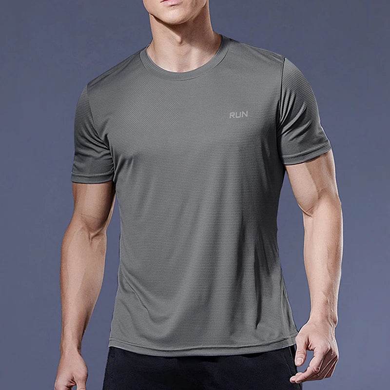 Men’s Quick Dry Compression Sports T Shirt Gym Running Jersey