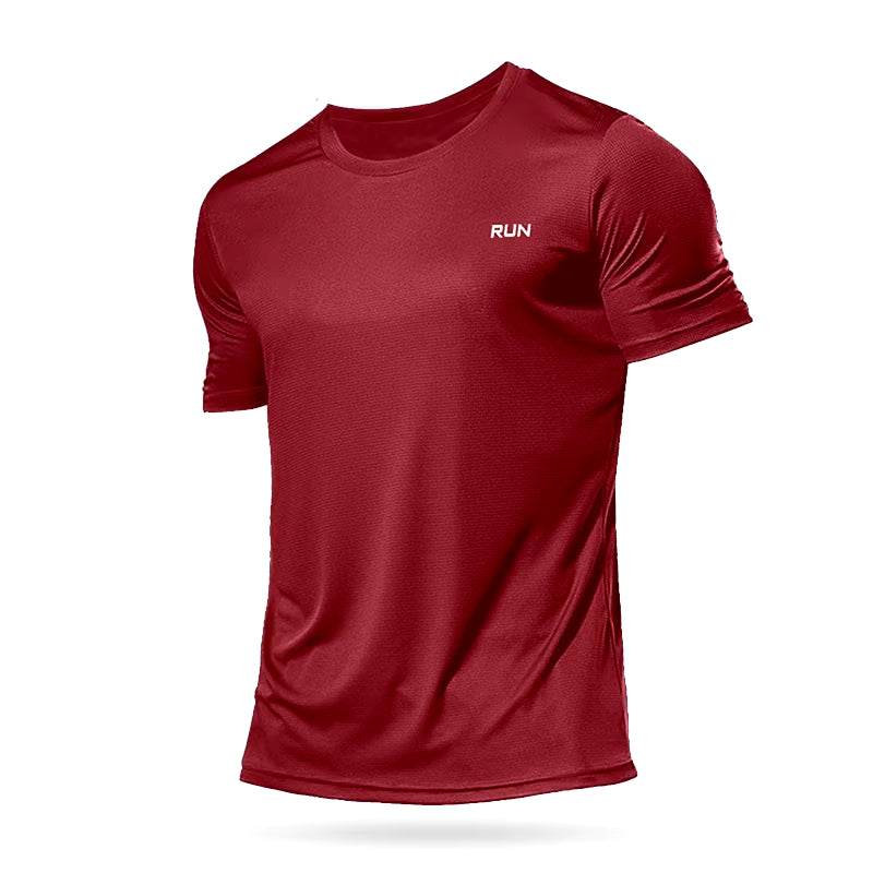 Men’s Quick Dry Compression Sports T Shirt Gym Running Jersey