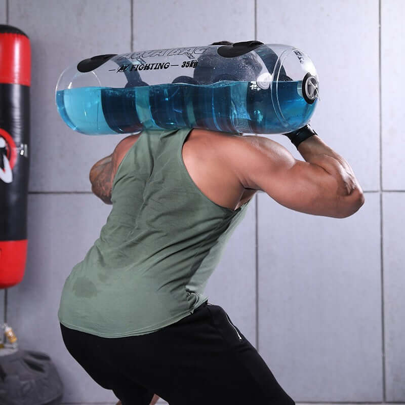 Transparent Water Dumbbell Adjustable Weight Fitness Strength Training Equipment
