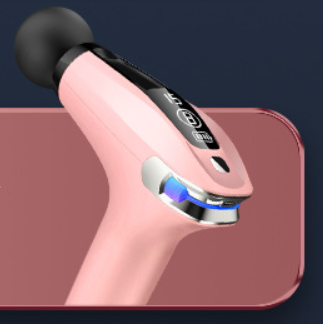 Portable Deep Tissue Percussion Massage Gun with Four Silicone Heads