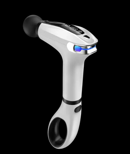 Portable Deep Tissue Percussion Massage Gun with Four Silicone Heads