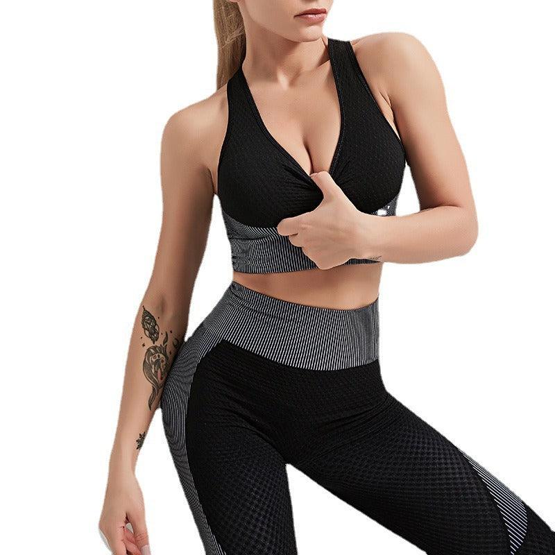 Signature Collection Cowgirl Yoga Set Sports Bra Leggings Premium
