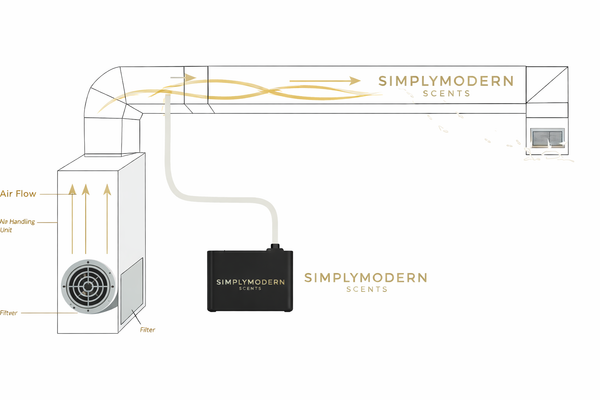 Standalone + HVAC Integrated Electric Home Diffuser + Free 8 OZ Diffuser Oil |  SMS1000