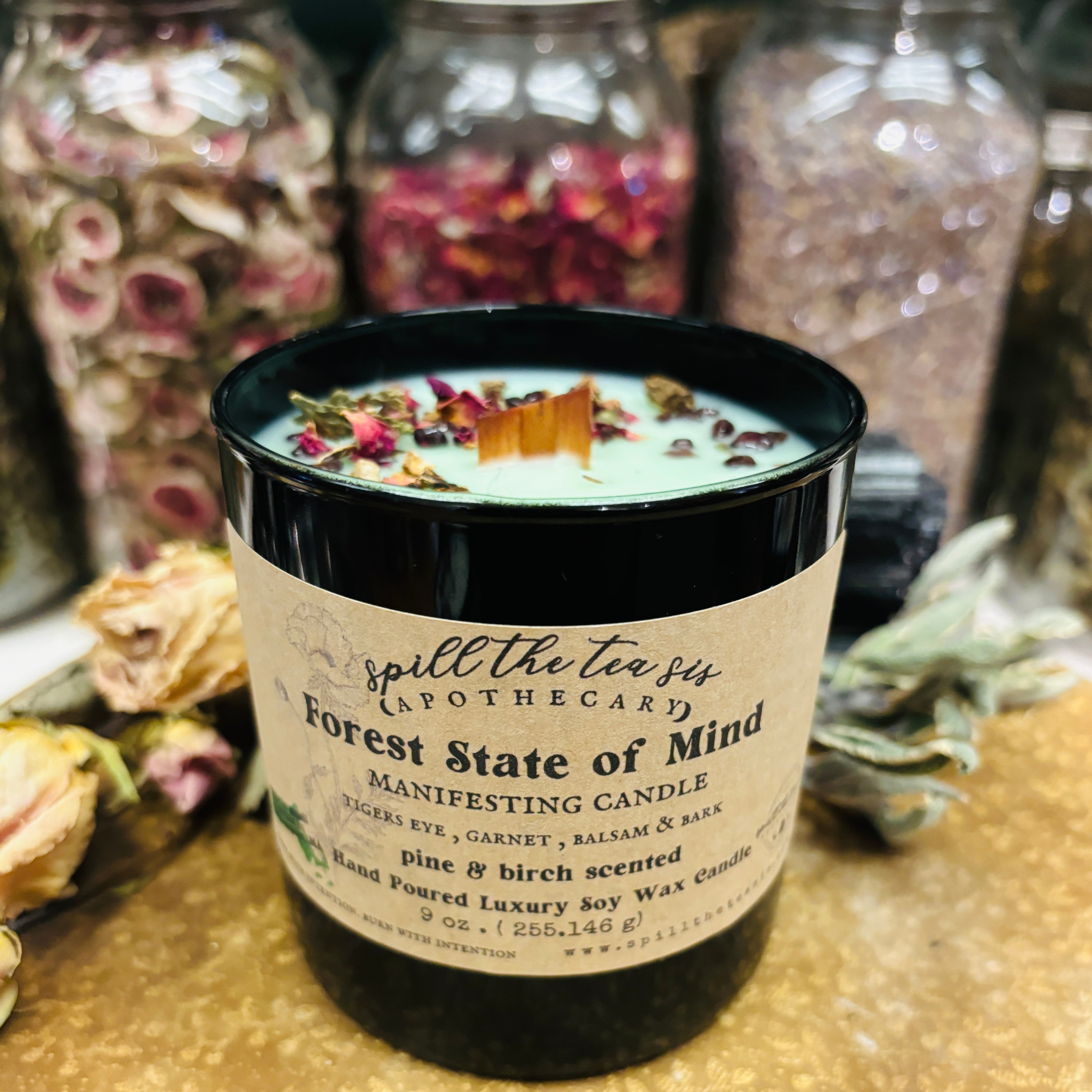 Forest State of Mind Meditation Tranquility Soy Wax Candle
