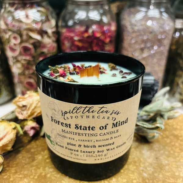 Forest State of Mind Meditation Tranquility Soy Wax Candle