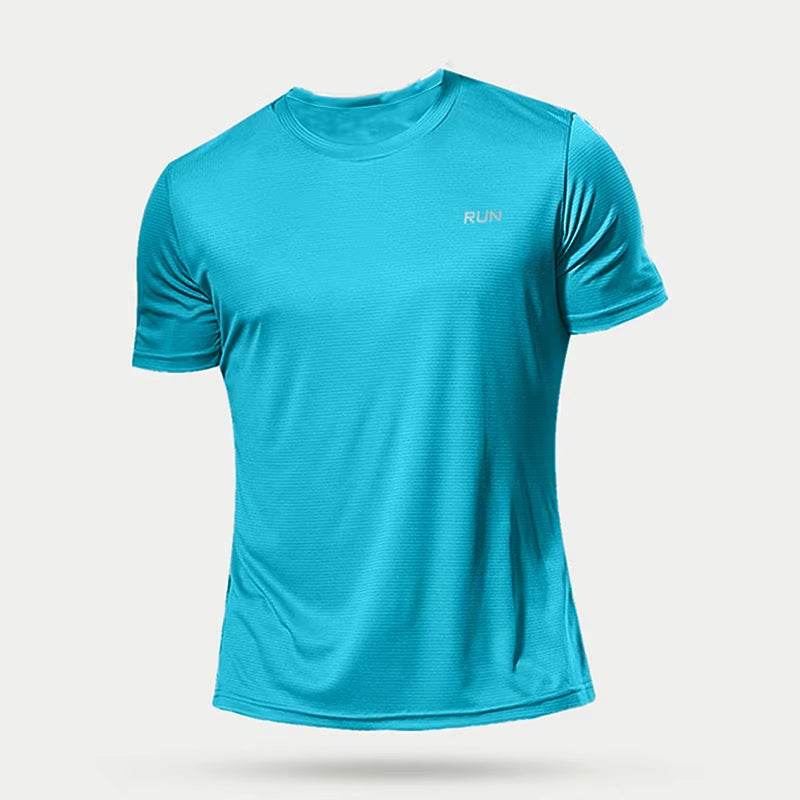 Men’s Quick Dry Compression Sports T Shirt Gym Running Jersey