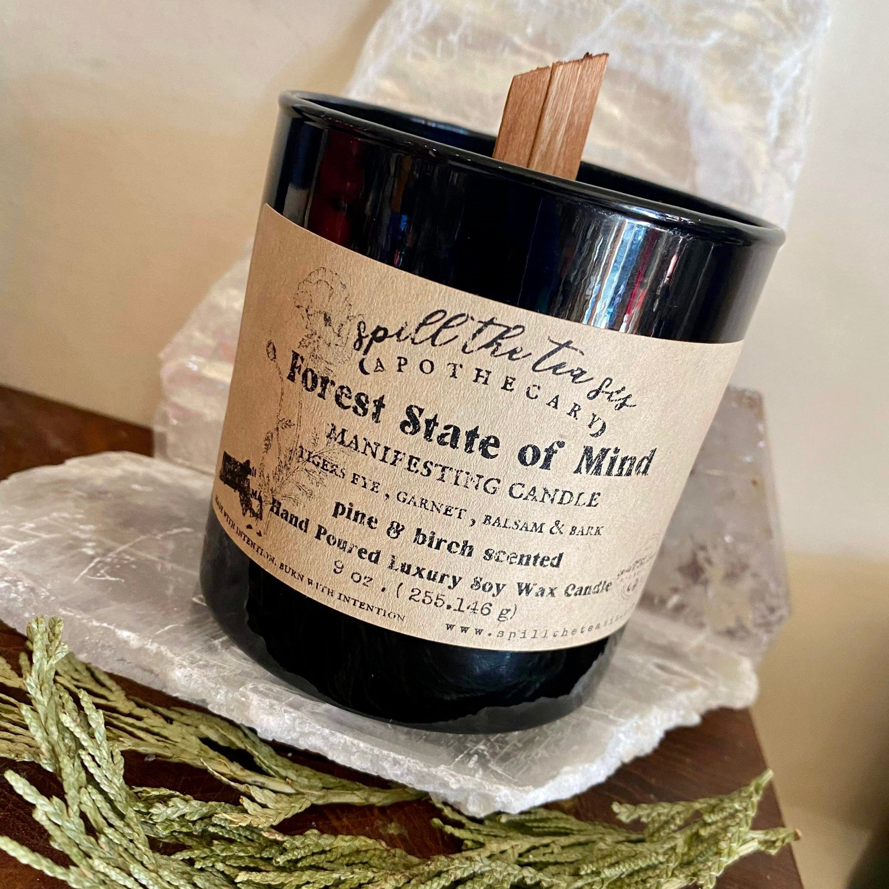 Forest State of Mind Meditation Tranquility Soy Wax Candle