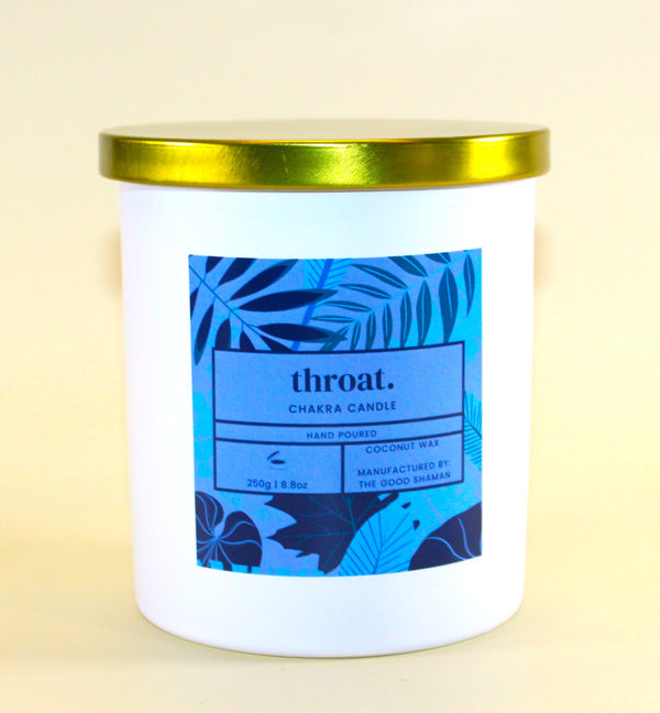 Throat Chakra Luxe Natural Coconut Wax Scented Candle